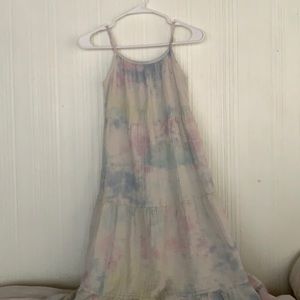 cat and jack, pastel tie-diy dress